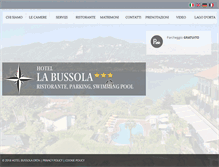 Tablet Screenshot of hotelbussolaorta.it